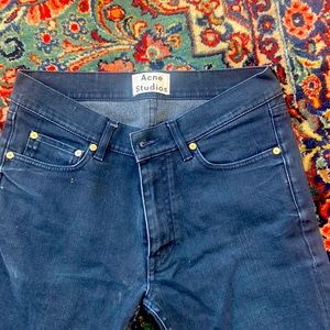 ACNE Ace jeans. Twilight deep blue colour.  30/32.